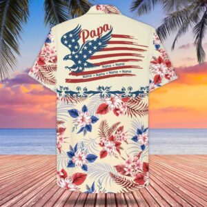 Personalized Papa American Eagle Flag Tropical Pattern Hawaiian Shirt 4th Of July Hawaiian Shirt 4th Of July Shirt 2 yavmuq.jpg