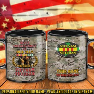 Personalized Vietnam Veteran Camouflage Mug With Your…