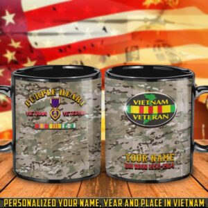Personalized Vietnam Veteran Camouflage Mug With Your…