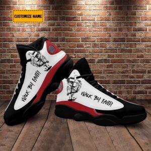 Personalized Walk By Faith Lion Of Judah Jesus Drawing Basketball Shoes For Jesus Lovers Christian Basketball Shoes Basketball Shoes 2024 3 wmkkwz.jpg