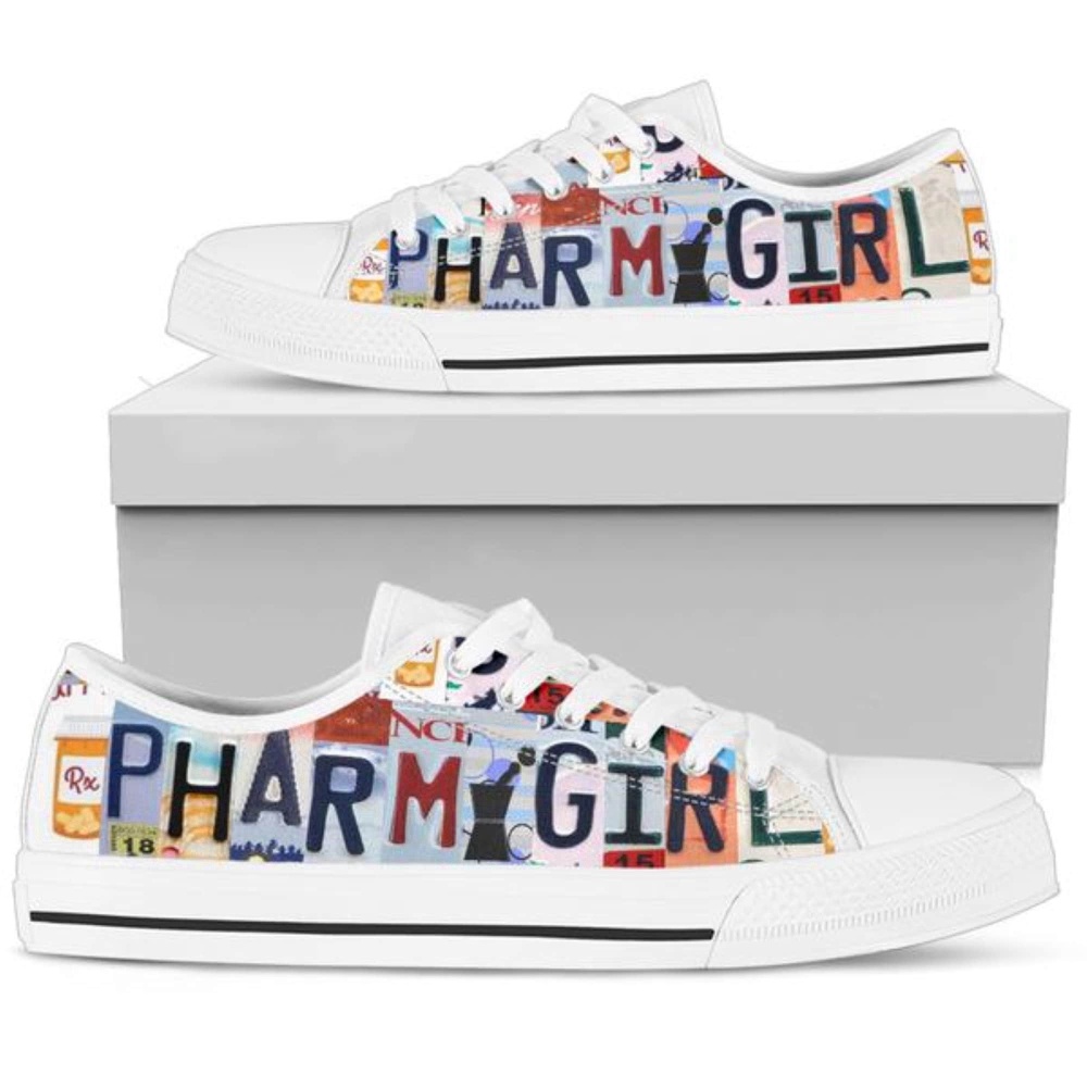 Pharm Girl Womens Sneakers Low Tops Colorful Converse Canvas Gifts For Women, Low Top Designer Shoes, Low Top Sneakers