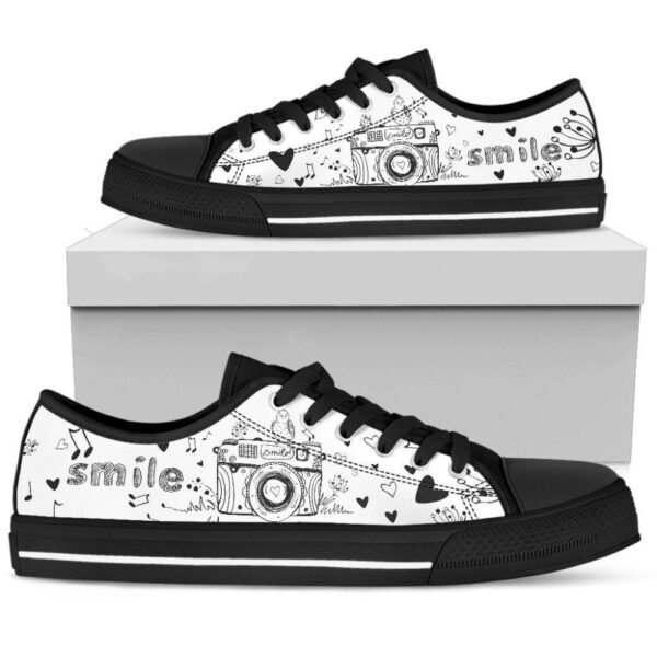 Photography Women’s Low Top Shoes, Low Top Designer Shoes, Low Top Sneakers