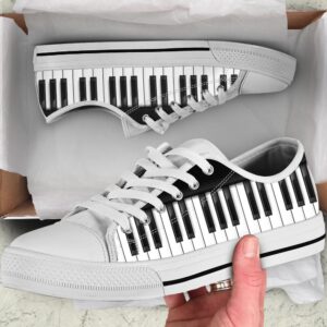 Piano Shortcut Low Top Music Fashion Shoes…