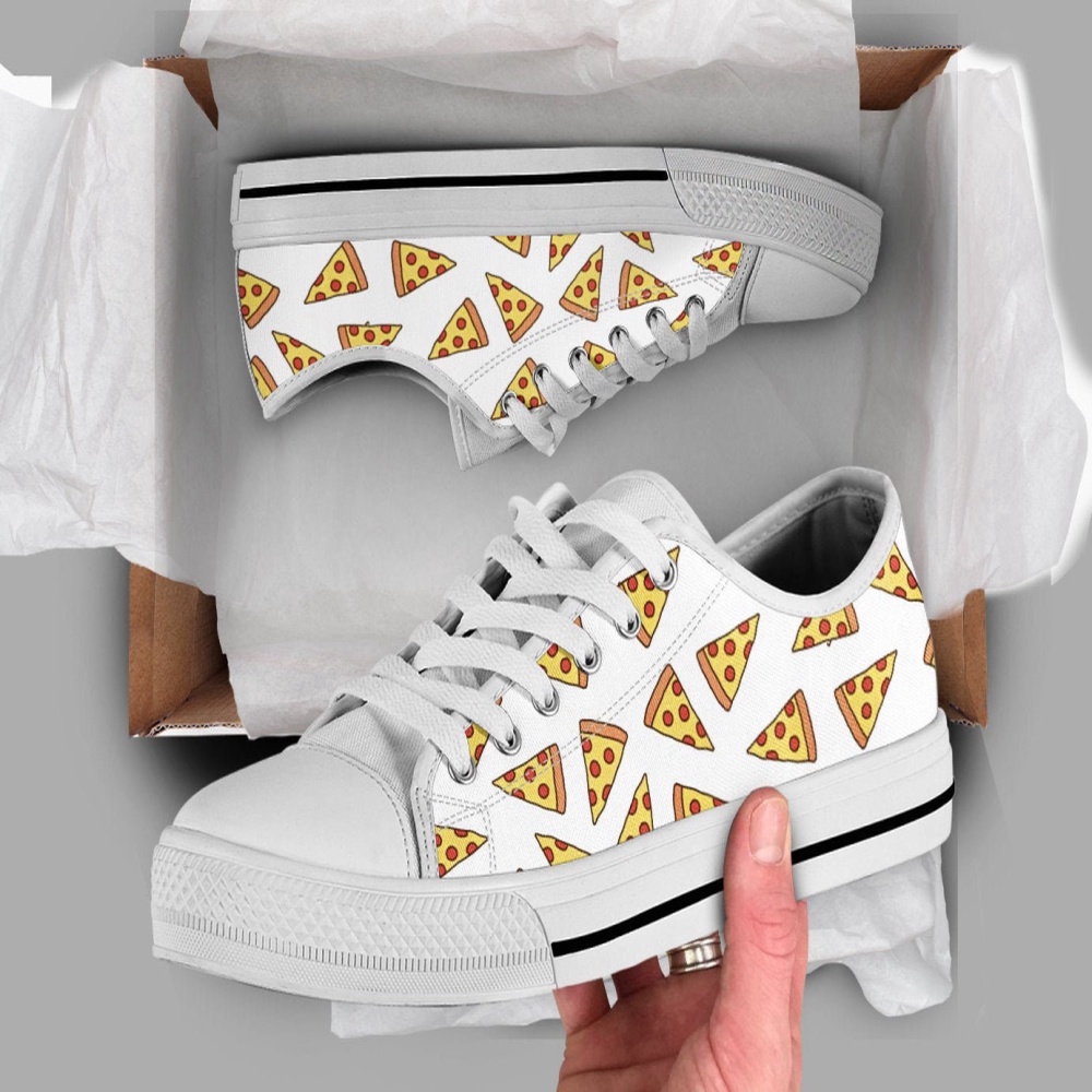 Pizza Printed Shoes, Pizza Sneakers Low Top Converse Style Shoes For Men Women, Low Top Designer Shoes, Low Top Sneakers Pizza Printed Shoes, Pizza Sneakers Low Top Converse Style Shoes For Men Women, Low Top Designer Shoes, Low Top Sneakers