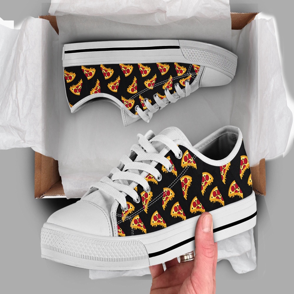 Pizza Printed Shoes, Pizza Sneakers Low Top Converse Style Shoes For Men Women, Low Top Designer Shoes, Low Top Sneakers Pizza Printed Shoes, Pizza Sneakers Low Top Converse Style Shoes For Men Women, Low Top Designer Shoes, Low Top Sneakers