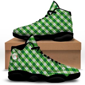 Plaid Saint Patrick s Day Print Pattern Black Basketball Shoes Basketball Shoes Best Basketball Shoes 2024 1 ajexzt.jpg