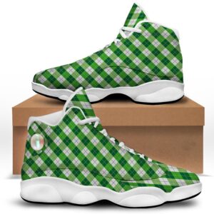 Plaid Saint Patrick s Day Print Pattern White Basketball Shoes Basketball Shoes Best Basketball Shoes 2024 1 ixyjp9.jpg