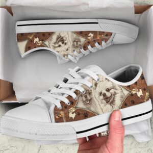 Pomeranian Low Top Shoes, Designer Low Top…