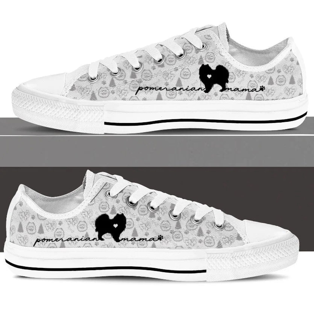 Pomeranian Low Top Shoes, Dog Memorial Gift, Designer Low Top Shoes, Low Top Sneakers Pomeranian Low Top Shoes, Dog Memorial Gift, Designer Low Top Shoes, Low Top Sneakers