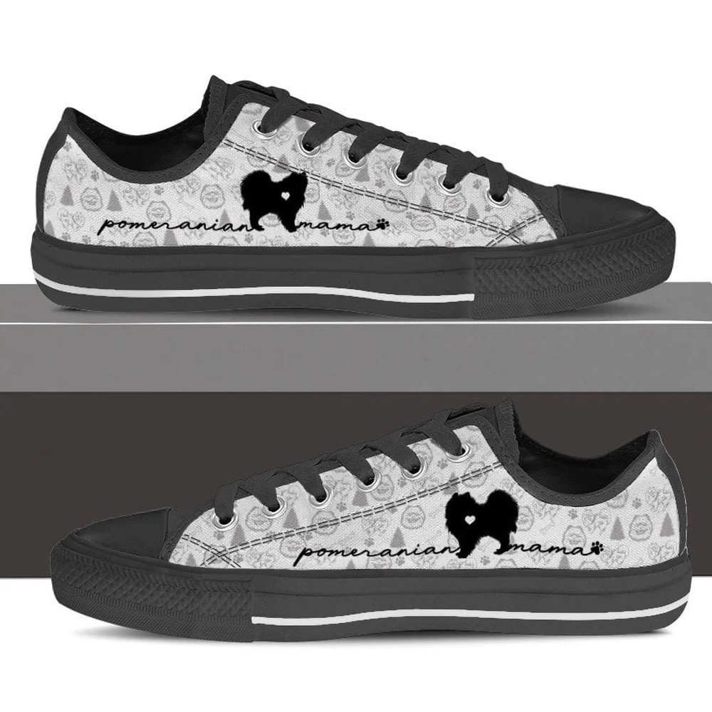 Pomeranian Low Top Shoes, Dog Memorial Gift, Designer Low Top Shoes, Low Top Sneakers Pomeranian Low Top Shoes, Dog Memorial Gift, Designer Low Top Shoes, Low Top Sneakers