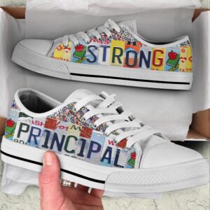 Principal Strong License Plates Low Top Shoes…