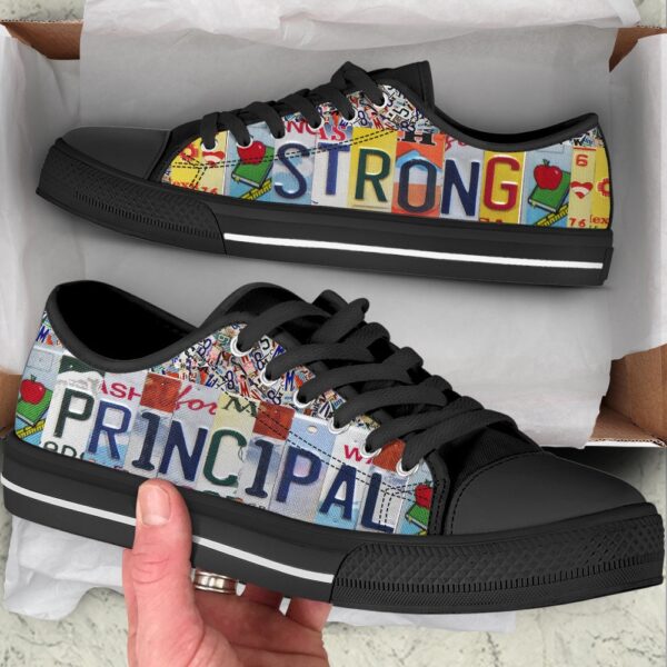Principal Strong License Plates Low Top Shoes Malalan, Low Top Designer Shoes, Low Top Sneakers