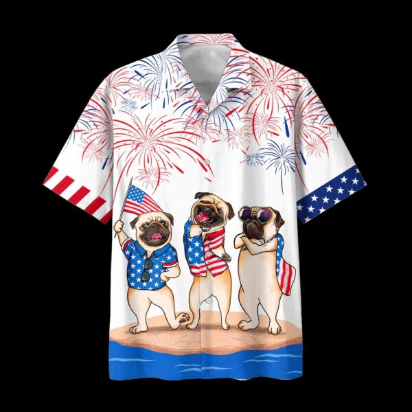 Pug Independence Day Is Coming, 4th Of July Hawaiian Shirt, 4th Of July Shirt