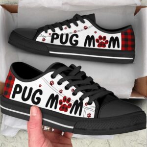 Pug Mom Paid Caro Low Top Shoes Canvas Sneakers Casual Shoes Designer Low Top Shoes Low Top Sneakers 2 dhwg90.jpg