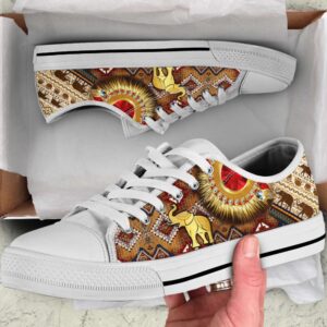 Raksha Bandhan Elephant Canvas Print Shoes Stylish Lowtops for Adults Low Tops Low Top Sneakers 1 bfp1am.jpg