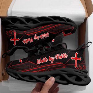 Red Jesus Walk By Faith Running Sneakers 2 Max Soul Shoes Max Soul Sneakers Max Soul Shoes 2 knmsmy.jpg