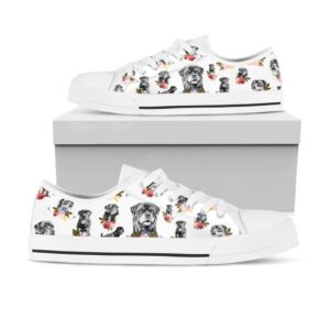 Rottweiler White Low Top Shoes Designer Low Top Shoes Low Top Sneakers 2 u7hwwi.jpg