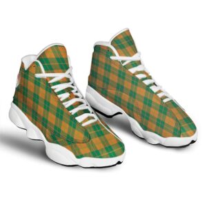 Saint Patrick s Day Irish Tartan Print White Basketball Shoes Basketball Shoes Best Basketball Shoes 2024 2 ksje6t.jpg
