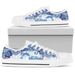 Save The Dolphins Low Top Shoes, Low…