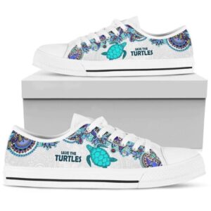 Save Turtle Low Top Shoes Sneaker, Low…