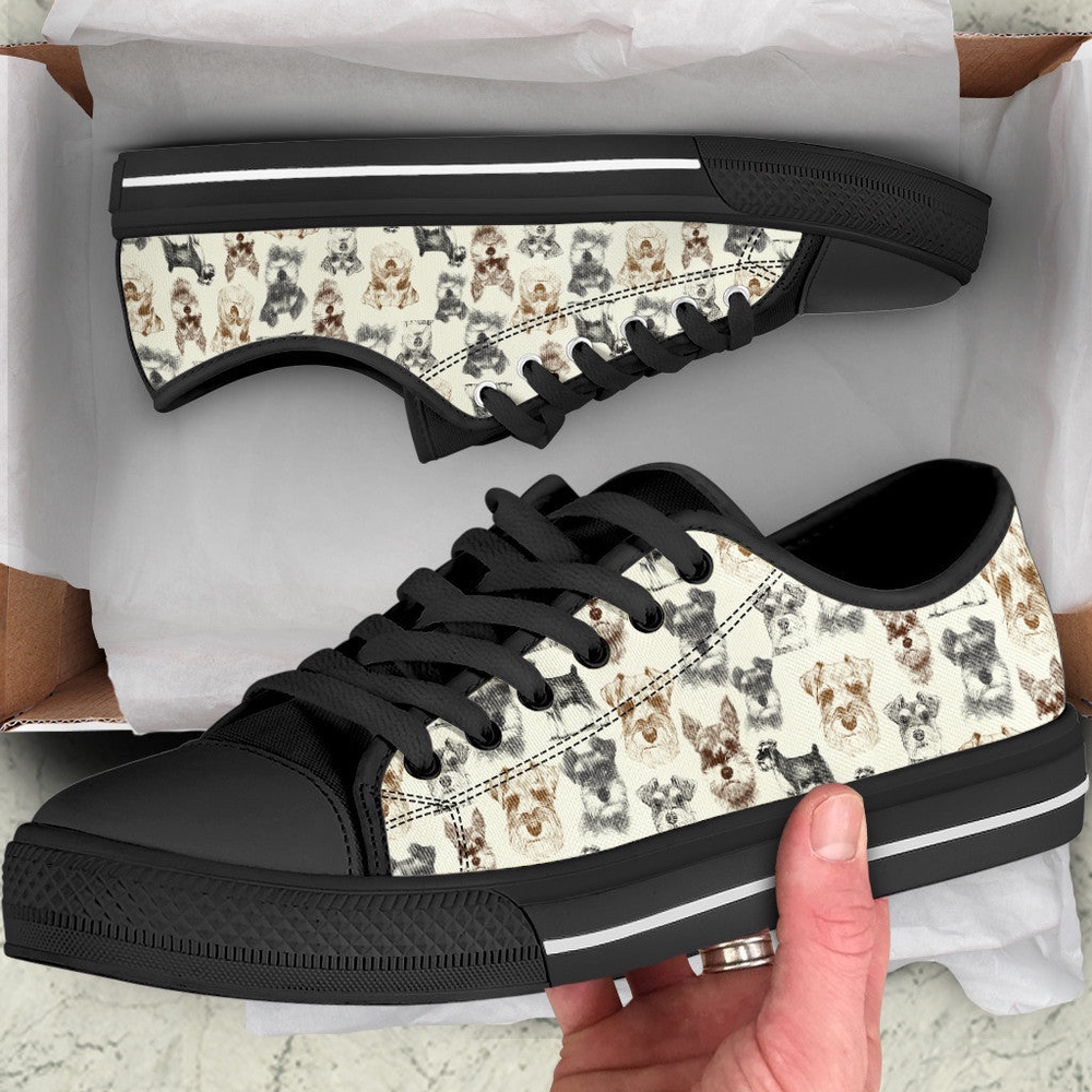 Schnauzer Low Top Shoes, Sneaker For Dog Walking, Designer Low Top Shoes, Low Top Sneakers Schnauzer Low Top Shoes, Sneaker For Dog Walking, Designer Low Top Shoes, Low Top Sneakers