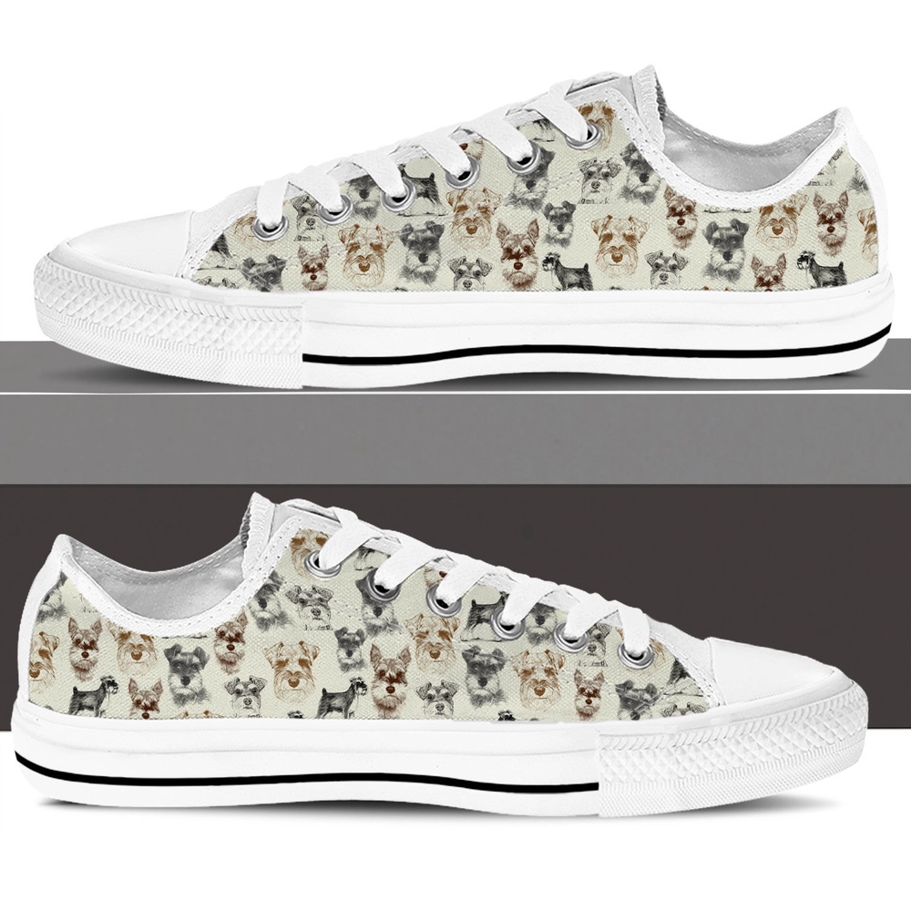 Schnauzer Low Top Shoes, Sneaker For Dog Walking, Designer Low Top Shoes, Low Top Sneakers Schnauzer Low Top Shoes, Sneaker For Dog Walking, Designer Low Top Shoes, Low Top Sneakers
