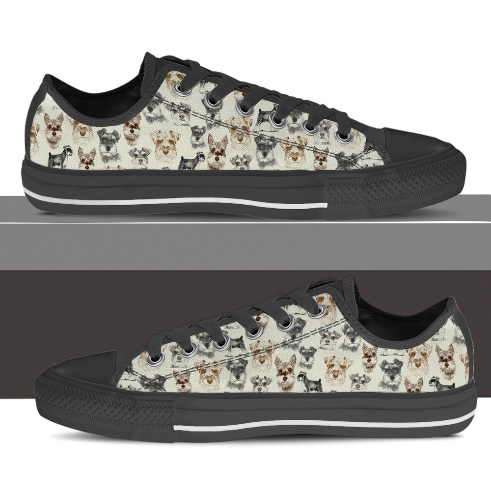 Schnauzer Low Top Shoes, Sneaker For Dog Walking, Designer Low Top Shoes, Low Top Sneakers Schnauzer Low Top Shoes, Sneaker For Dog Walking, Designer Low Top Shoes, Low Top Sneakers