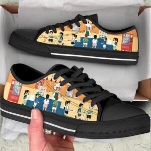 School Lunch Lady Low Top Shoes Low Top Designer Shoes Low Top Sneakers 2 x3f2zk.jpg