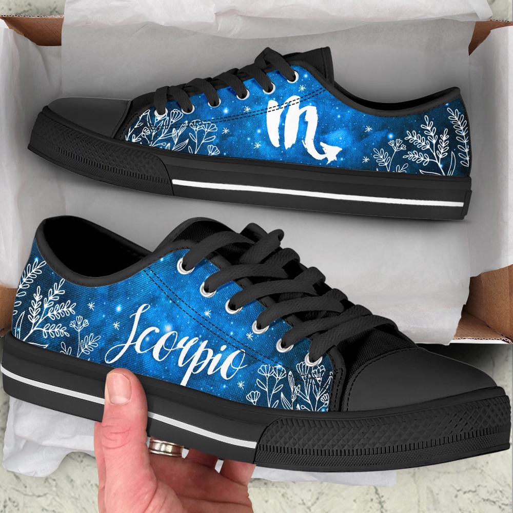 Scorpio Zodiac Foliage Low Top Shoes, Low Top Designer Shoes, Low Top Sneakers Scorpio Zodiac Foliage Low Top Shoes, Low Top Designer Shoes, Low Top Sneakers