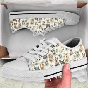 Scottish Terrier Low Top Shoes, Sneaker For…
