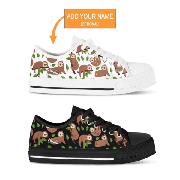 Sloth Casual Shoes, Sloth Sneakers, Low Top Shoes For Men And Women, Low Tops, Low Top Sneakers