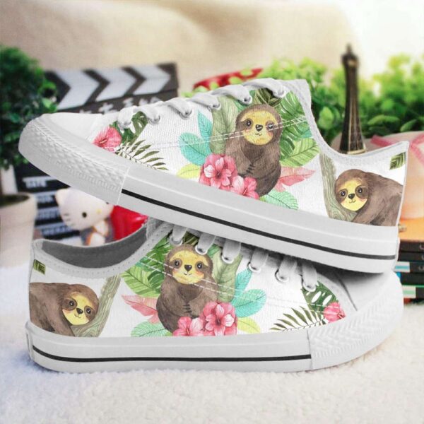 Sloth Low Top Shoes For Men And Women Gift For Sloth Lovers, Low Tops, Low Top Sneakers