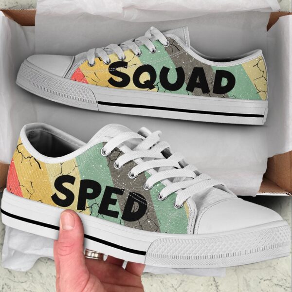 Sped Squad Vintage Low Top Shoes, Low Top Designer Shoes, Low Top Sneakers