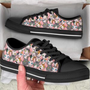 Sphynx Cat Face Watercolor Low Top Canvas Shoes Low Top Sneakers Low Top Designer Shoes 2 po5e55.jpg