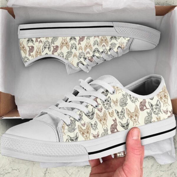 Sphynx Cat Low Top Shoes, Sneaker For Cat Walking, Low Top Sneakers, Low Top Designer Shoes