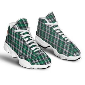 St. Patrick s Day Tartan Shamrock Print Pattern White Basketball Shoes Basketball Shoes Best Basketball Shoes 2024 2 y5zntj.jpg