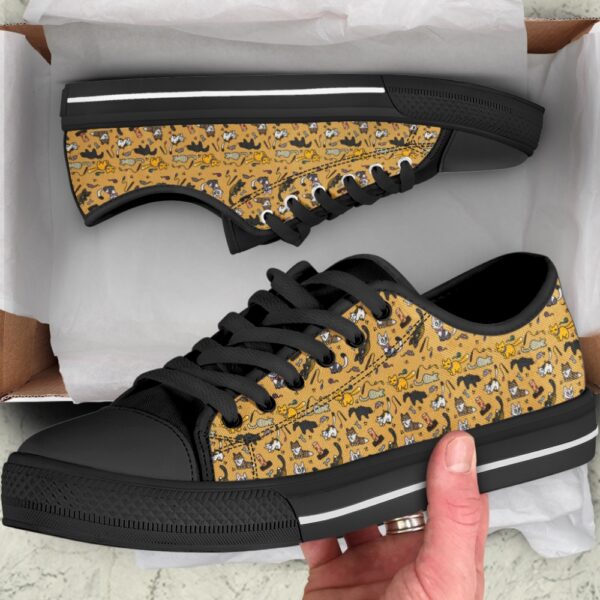 Step into Style with Cat Passion Low Top Shoes, Low Top Sneakers, Low Top Designer Shoes