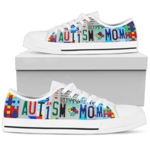 Stylish Autism Mom Low Top Shoes Comfortable…