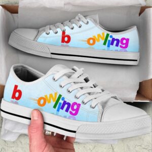 Stylish Bowling Color AB Sky Low Top…