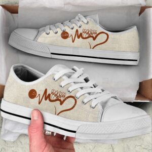 Stylish Bowling Heartbeat Low Top Shoes Canvas…