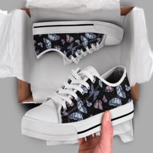 Stylish Butterfly Owls Low Top Shoes –…