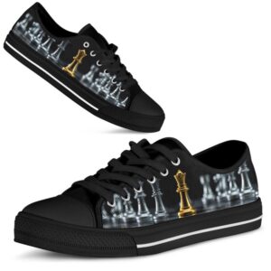 Stylish Chess Low Top Shoes, Low Top…