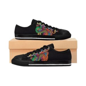 Stylish Dragonflies Decorative Low Top Shoes –…