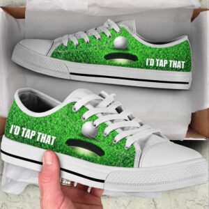 Stylish Golf I d Tap That Low Top Shoes Canvas Print Low Top Sneakers Sneakers Low Top 1 xiepnt.jpg