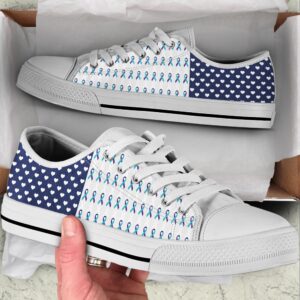 Suicide Prevention Shoes Heart Usa Flag Low…
