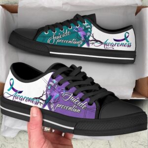 Suicide Prevention Shoes Hummingbird Low Top Shoes,…