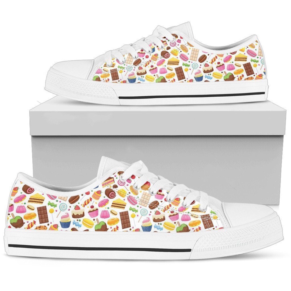 Sweet candy Women’s Low Top Shoe, Low Top Designer Shoes, Low Top Sneakers
