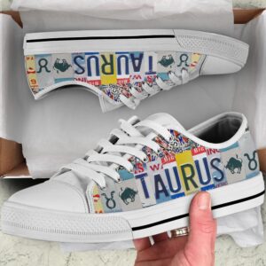 Taurus License Plates Low Top Shoes, Low…