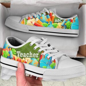 Teacher Abc 3d Low Top Shoes, Low…