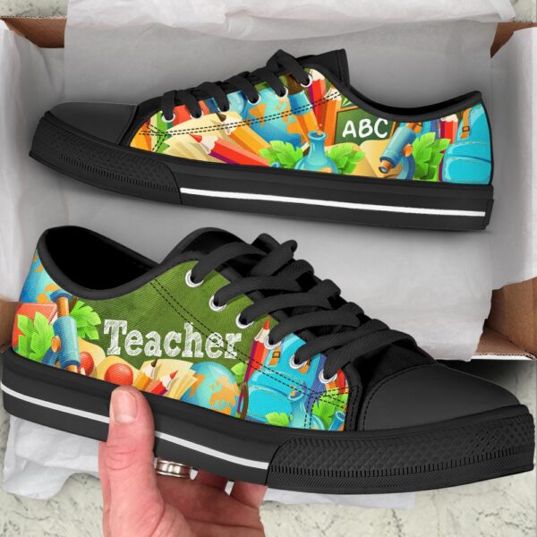 Teacher Abc 3d Low Top Shoes, Low Top Designer Shoes, Low Top Sneakers